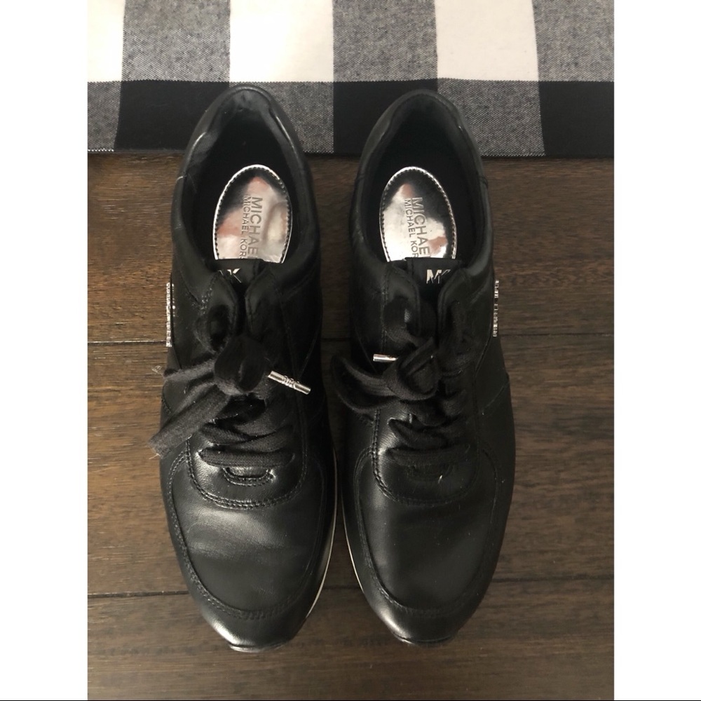 Michael Kors Women's Allie Wrap Trainer Logo Sneakers